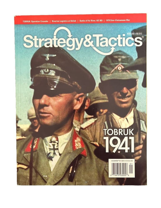 Strategy & Tactics Magazine #278 With Historical Table Top Wargame -Tobruk 1941