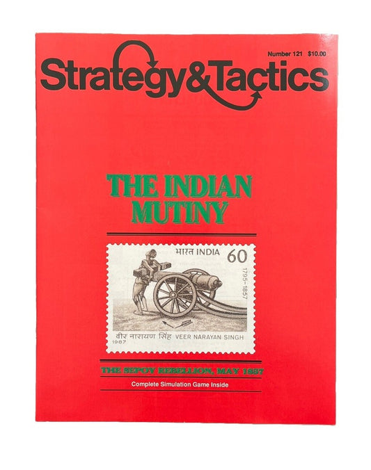 Vintage Strategy & Tactics Historical Wargame Magazine #121 The Indian Mutiny