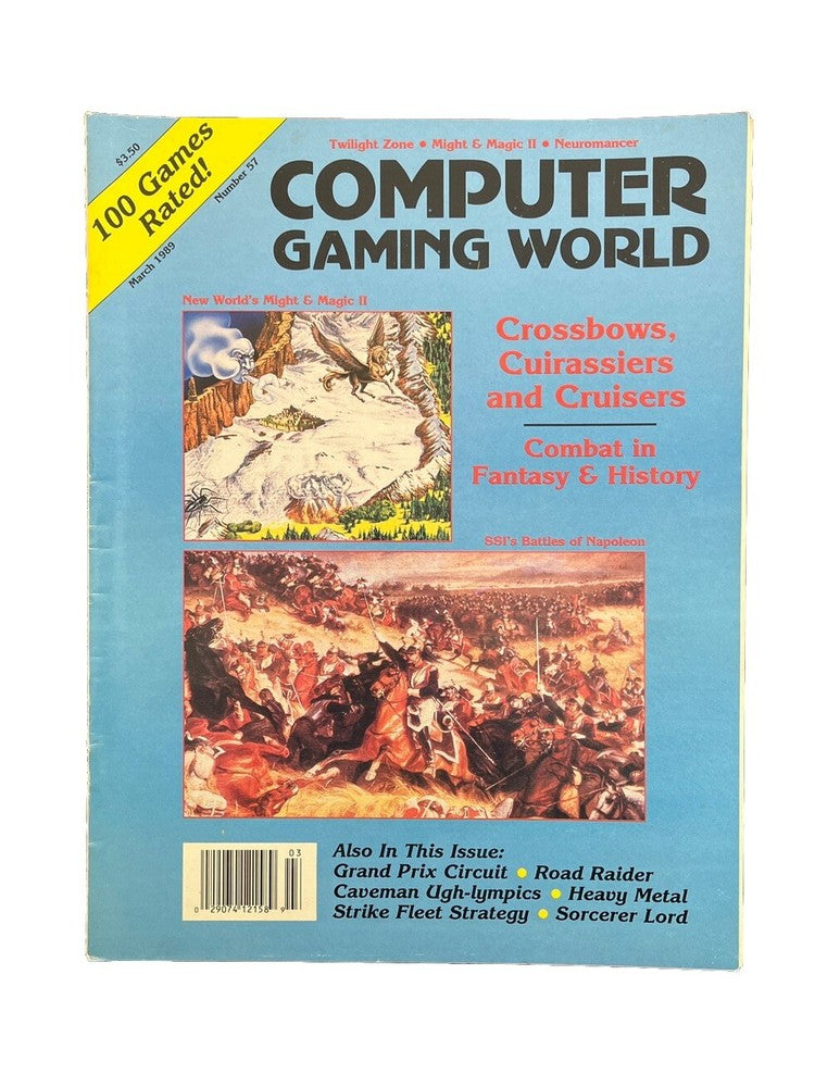 Computer Gaming World Adventure Games Magazine #64 1989 Special Football Issue