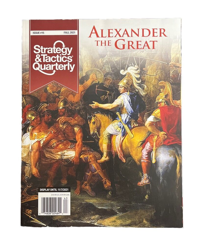 Strategy & Tactics Wargame Magazine #15 With Map Poster - Alexander The Great