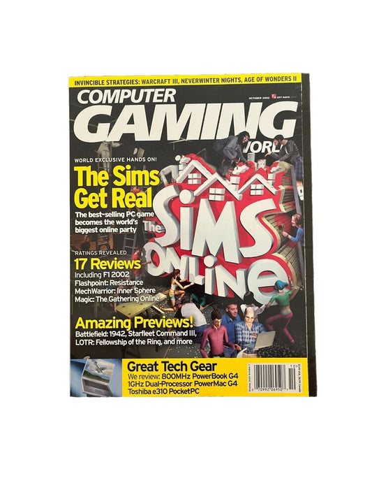 Computer Gaming World PC Game Magazine October 2002 #219 The Sims Get Real