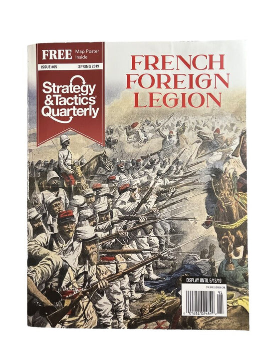 Strategy & Tactics War Game Magazine #5 With Map Poster - French Foreign Legion