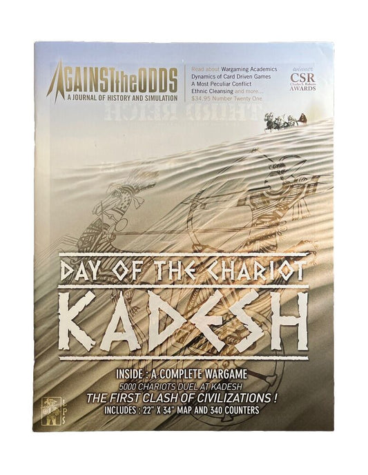 Against the Odds Magazine #21 With Military Wargame -Day of the Chariot - Kadesh