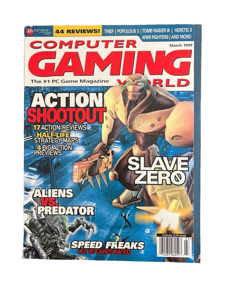 Vintage Computer Gaming World Magazine #176 March 1999 - Action Shootout