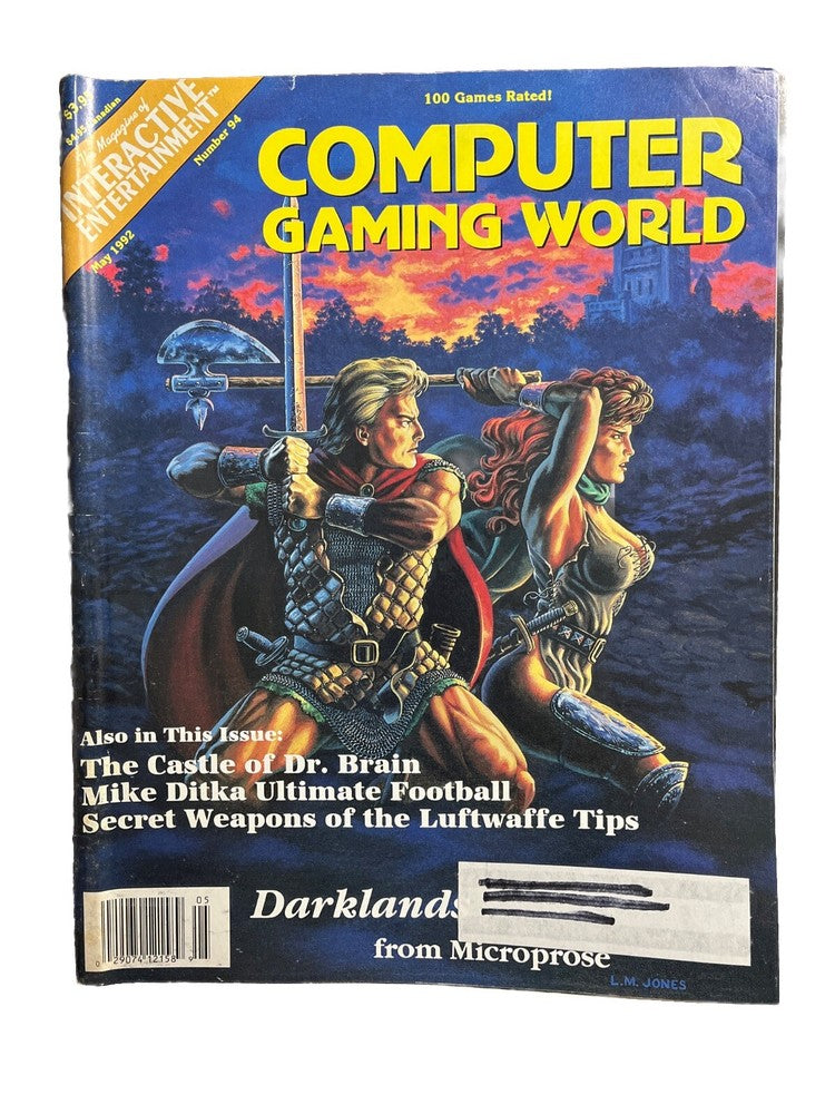 Computer Gaming World Strategy Magazine #94 May 1992 Darklands From Microprose