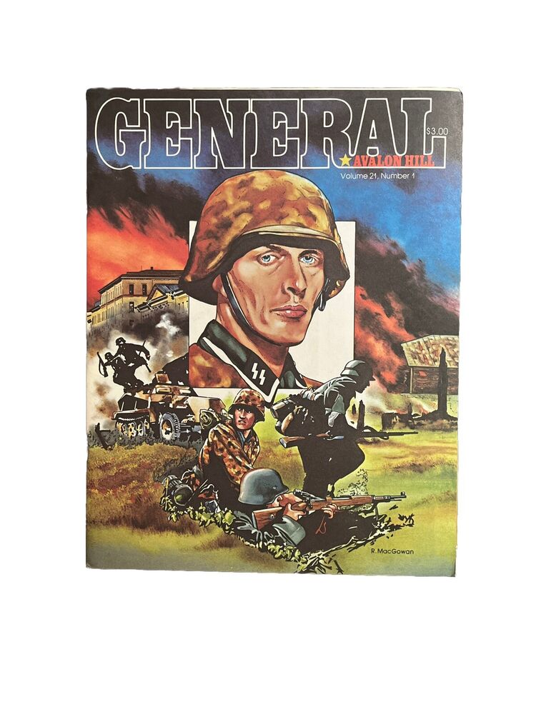 Avalon Hil General Vintage Game Magazine Vol 21 #1 Up Front, Frederick the Great