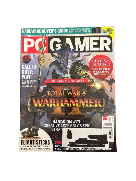 August 2017 #294 PC GAMER video game magazine - TOTAL WAR WARHAMMER