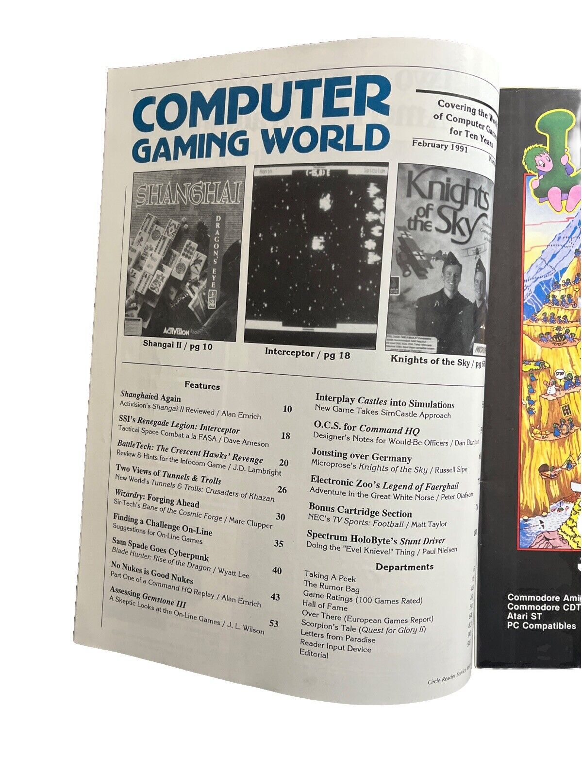 Computer Gaming World Magazine #79 Feb 1991 Renegade Legion: Interceptor