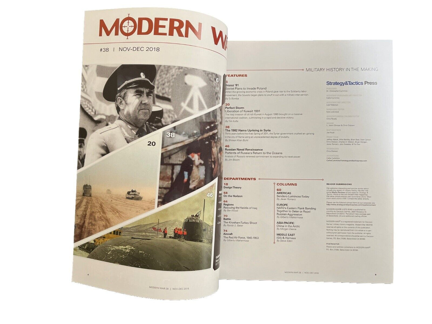 Modern War Magazine #38 With Historical Military Board Game - Soyuz 81