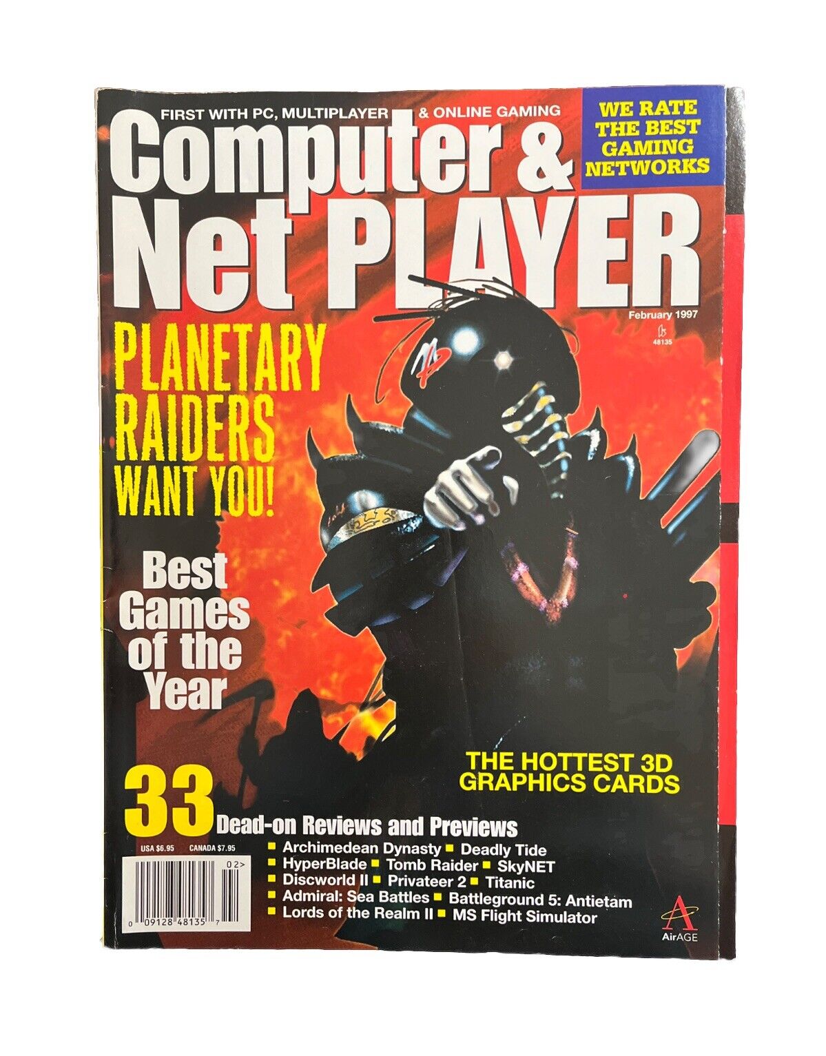 Computer & Net Player PC Gaming Magazine Vol.3 No.9 Planetary Raiders Want You!
