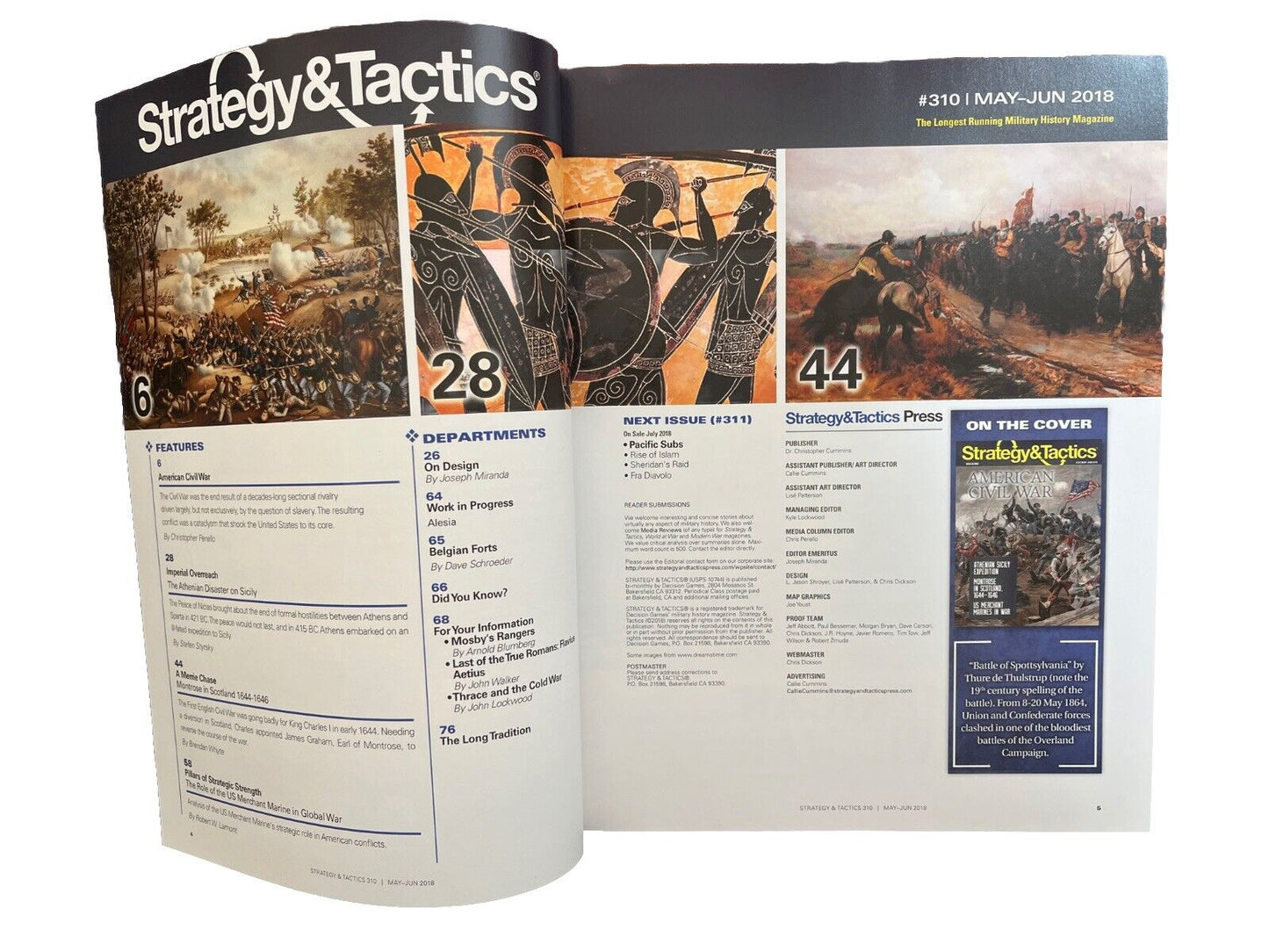 Decision Games Strategy & Tactics Wargame Magazine #310 - American Civil War