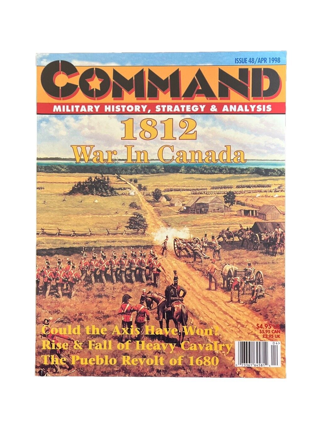 XTR Collectable Command Wargame Magazine #48 Apr 1998 - 1812 War In Canada