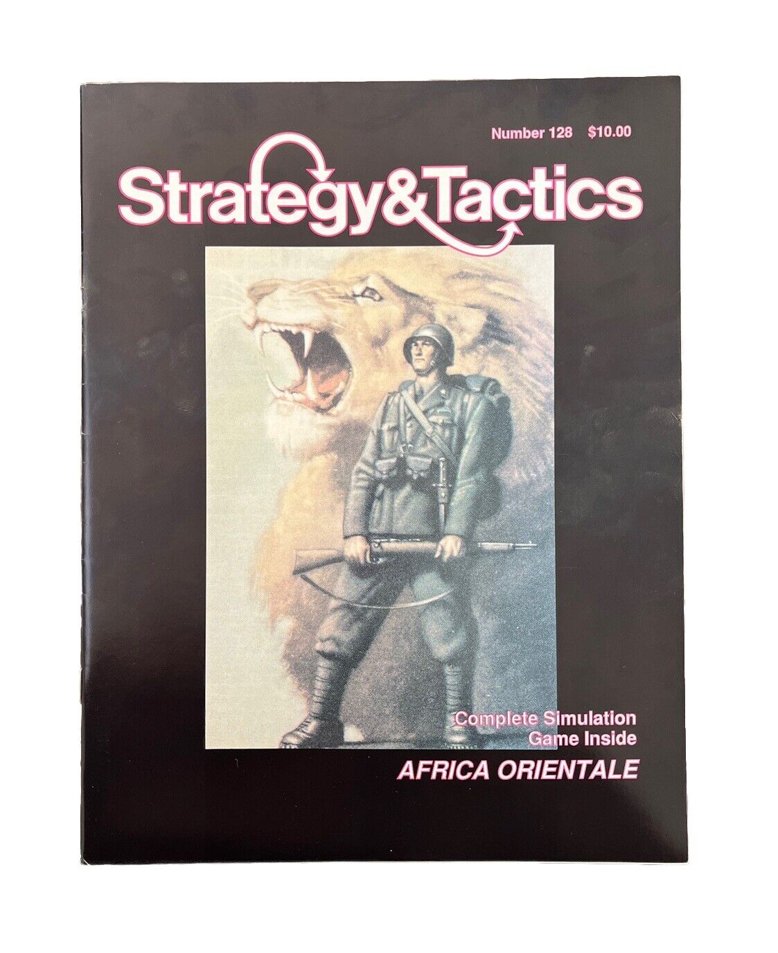 Vintage Strategy & Tactics Tabletop Wargame Magazine #128 Africa Orientale