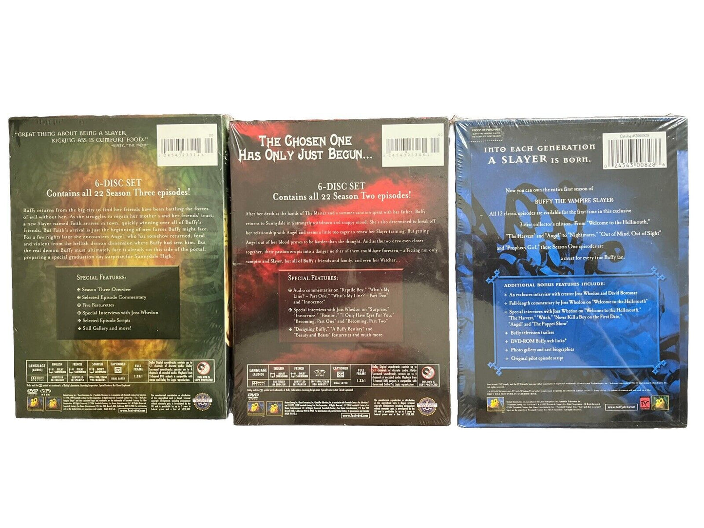 Classical Collectable TV Show Buffy the Vampire Slayer: Season 1-3 (DVD, 1997)