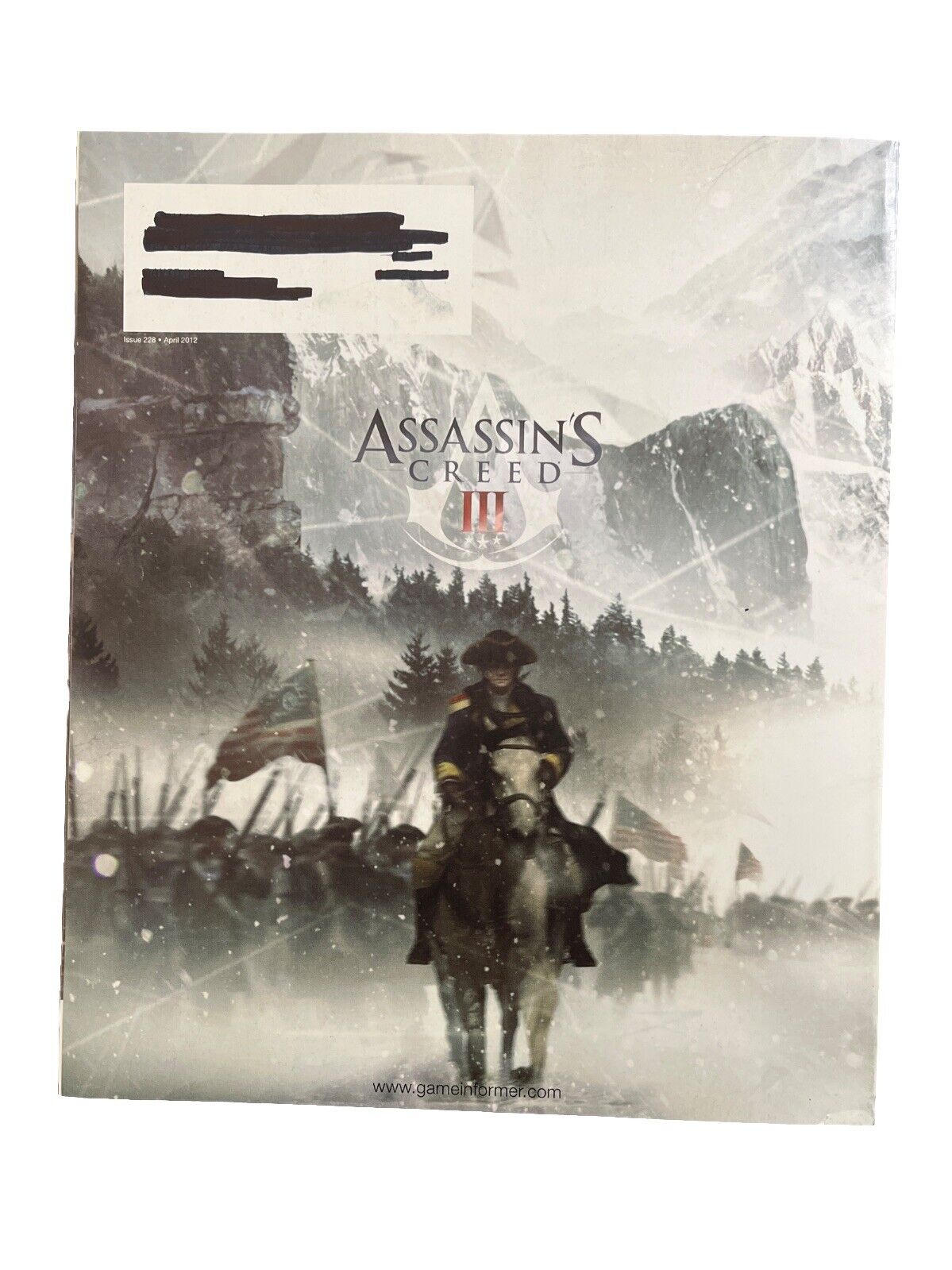 April 2012 Game Informer #228 Vintage Video Game Magazine Assassin's Creed III