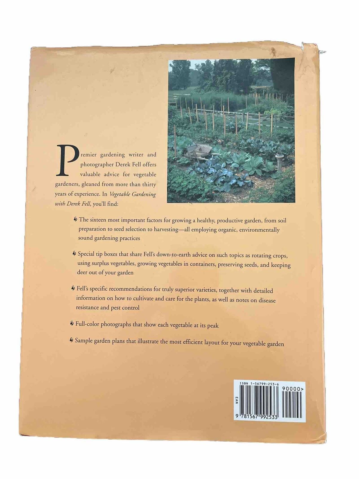 Vegetable Gardening with Derek Fell by Derek Fell (1996, Hardcover)