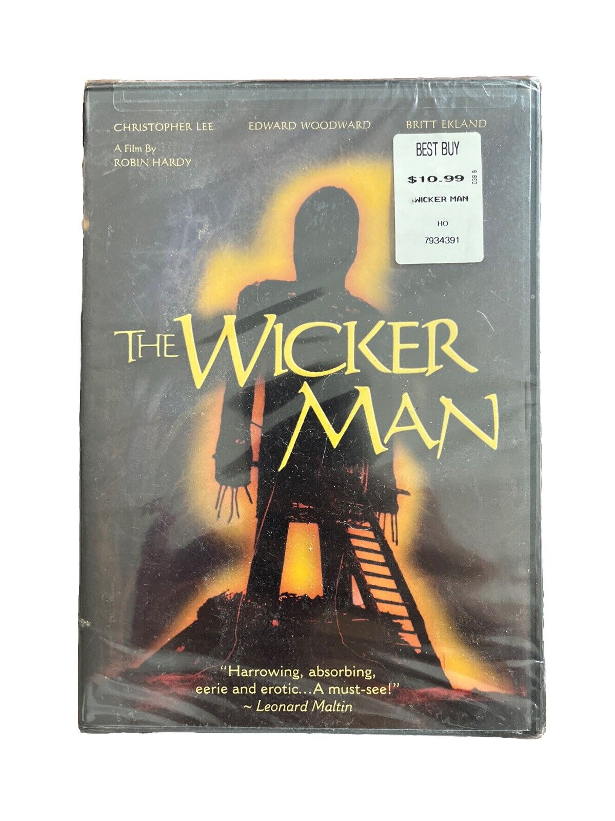 Vintage Collectable Horror Films The Wicker Man DVD ROBIN HARDY CHRSTOPHER LEE