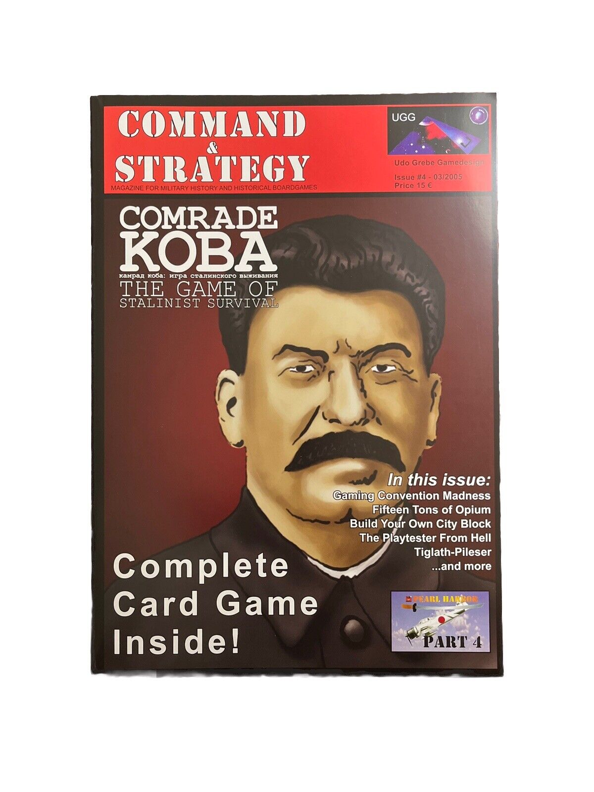 Command & Strategy Magazine With A Complete Historical War Game #4 Comrade Koba