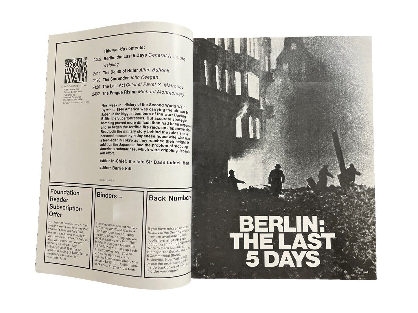 History of the Second World War Magazine Part 87 1974 Berlin: The Last 5 Days