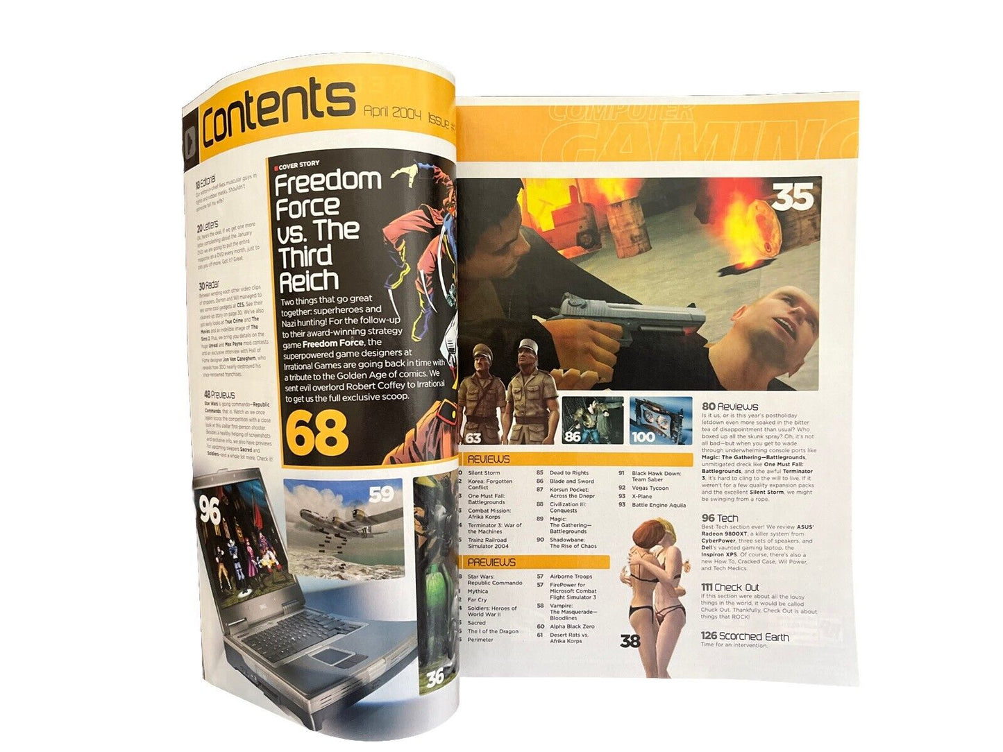 Classic Computer Gaming World PC Game Strategy Magazine #237 Freedom Force