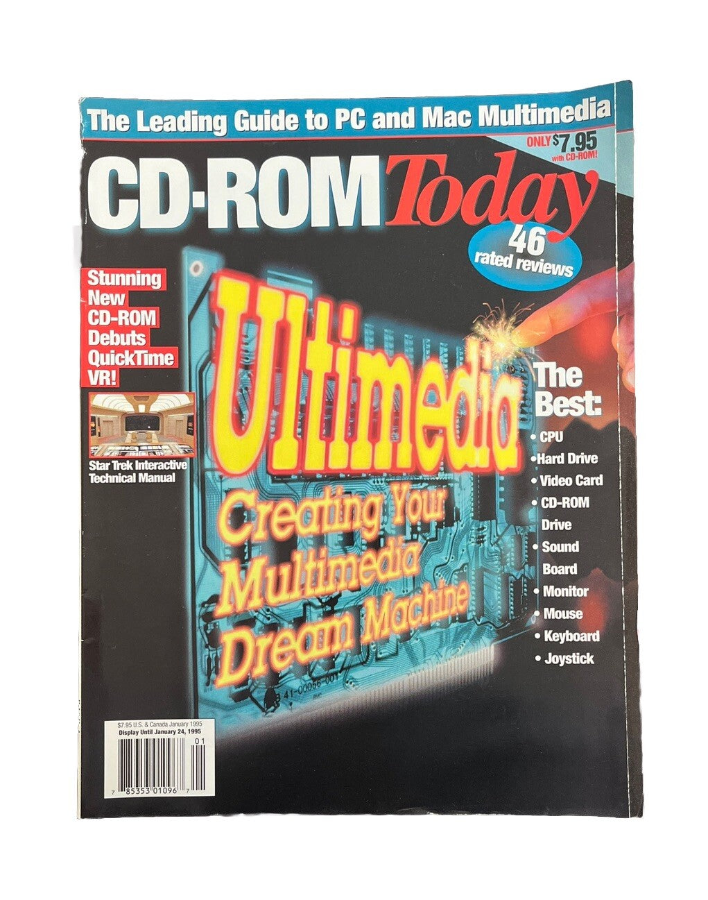CD-ROM Today Vintage Computer IT Game Magazine Vol.3 No.1 Ultimedia