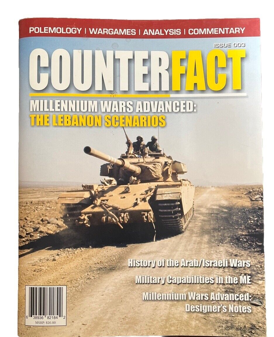 CounterFact War Game Magazine #3 Millennium Wars Advanced: The Lebanon Scenarios