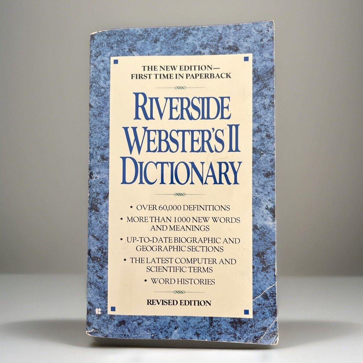 Riverside Webster's II Dictionary by Berkley Publishing Staff 1996