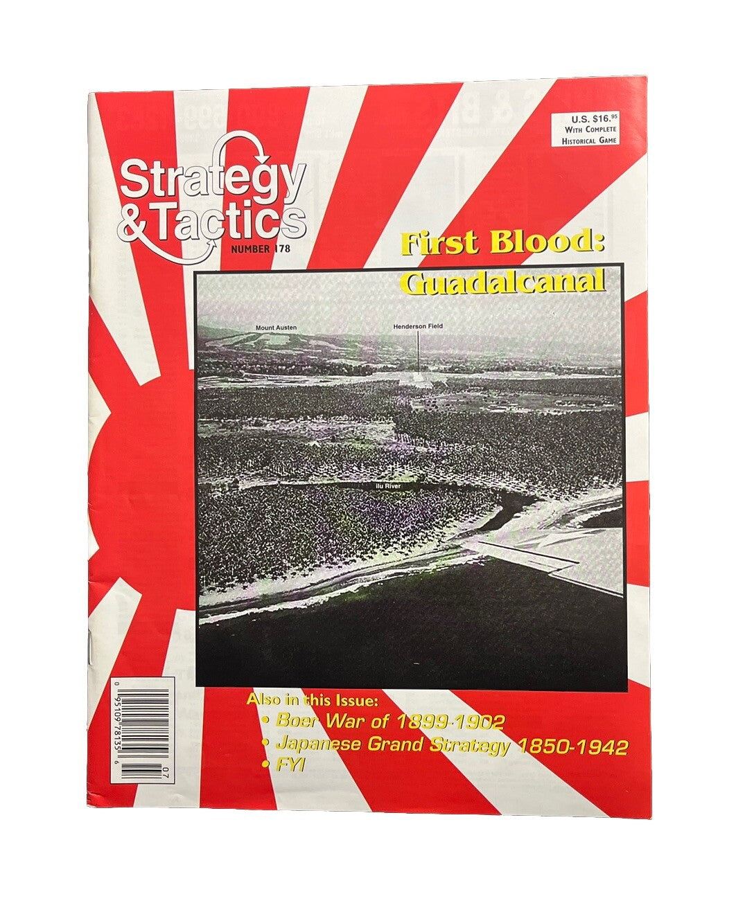Strategy & Tactics Tabletop Wargame Magazine #178 First Blood: Guadalcanal