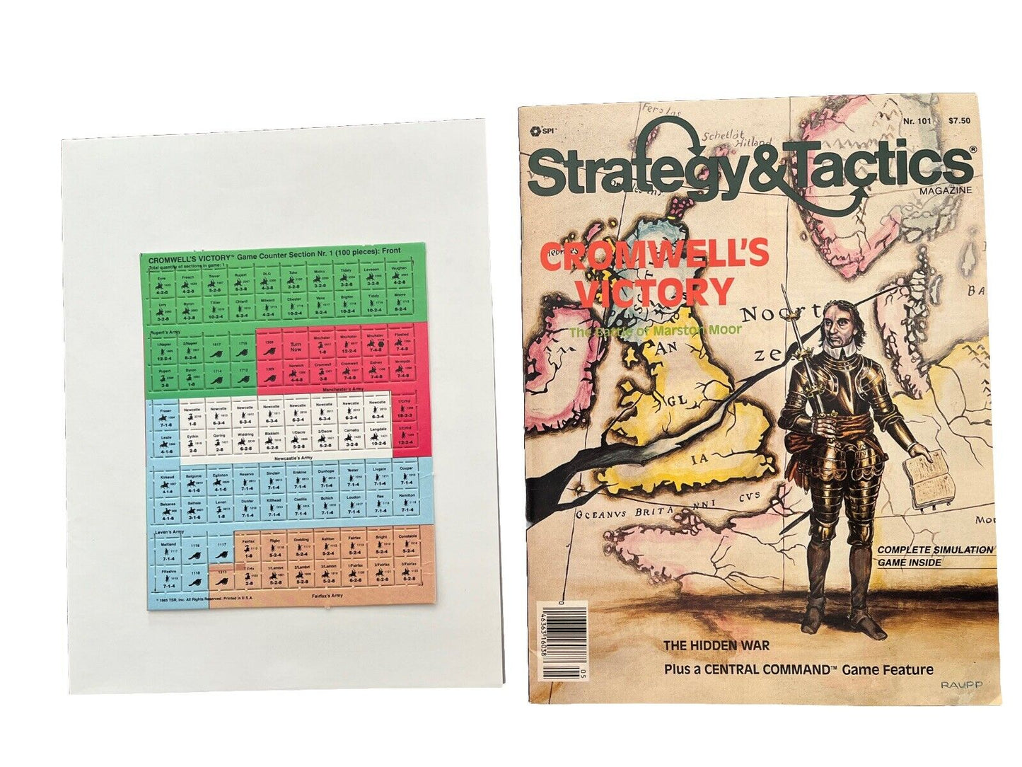 Strategy & Tactics Magazine #101 Cromwell's Victory The Battle Of Marston Moor