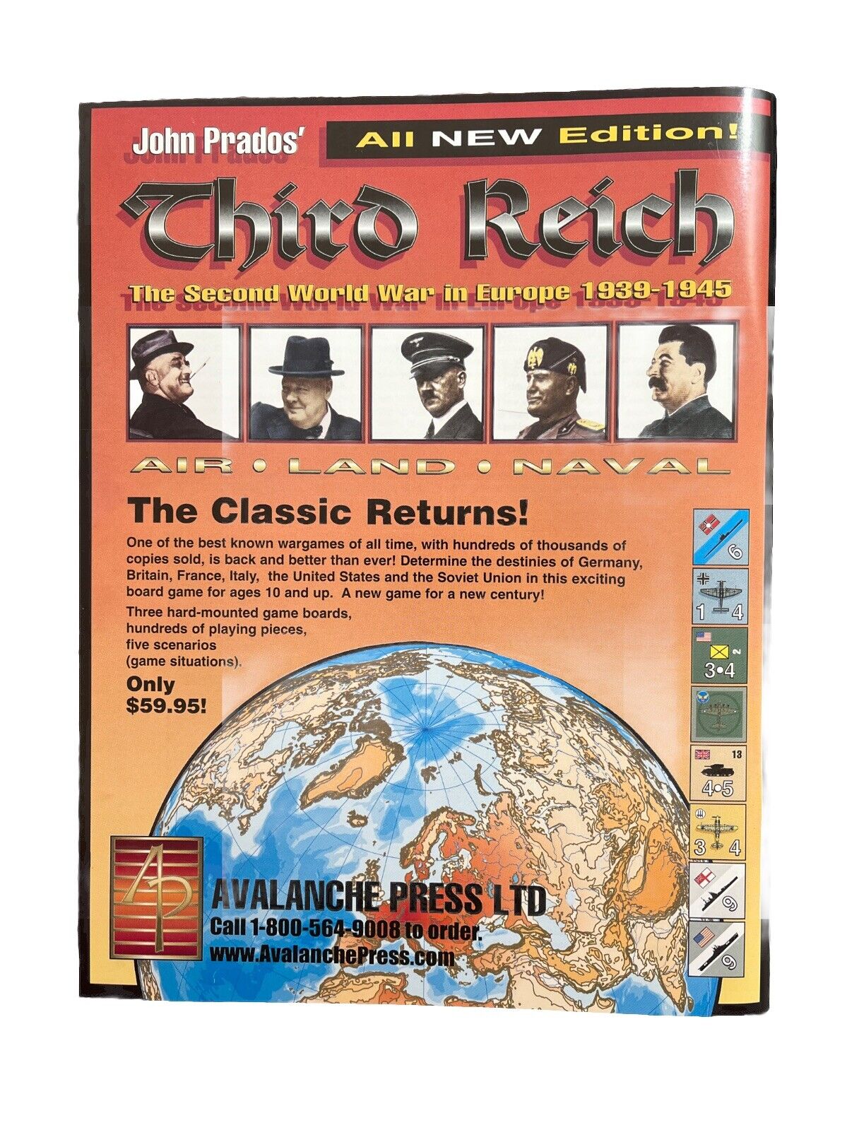 Strategy & Tactics Wargame Magazine #207 War Of 1812 The Rise Of American Army