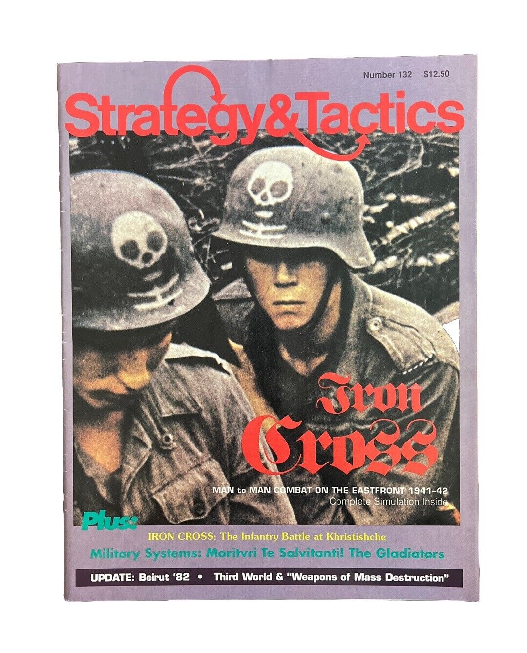 Strategy & Tactics Wargame Magazine #132 And Historical Board Game - Iron Cross