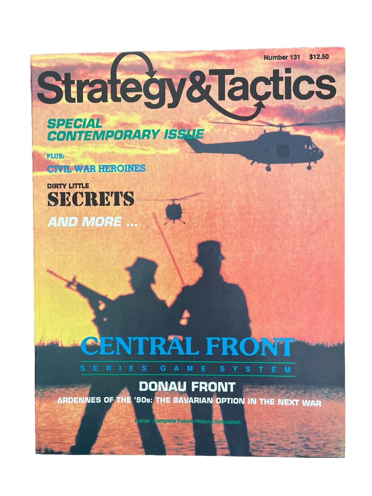 Strategy & Tactics Historical Battle Wargame Magazine #131 Central Front