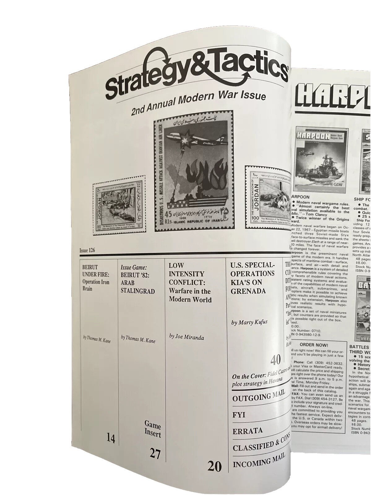 Strategy & Tactics History Wargame Magazine #126 Our 2nd Annual Modern War Issue