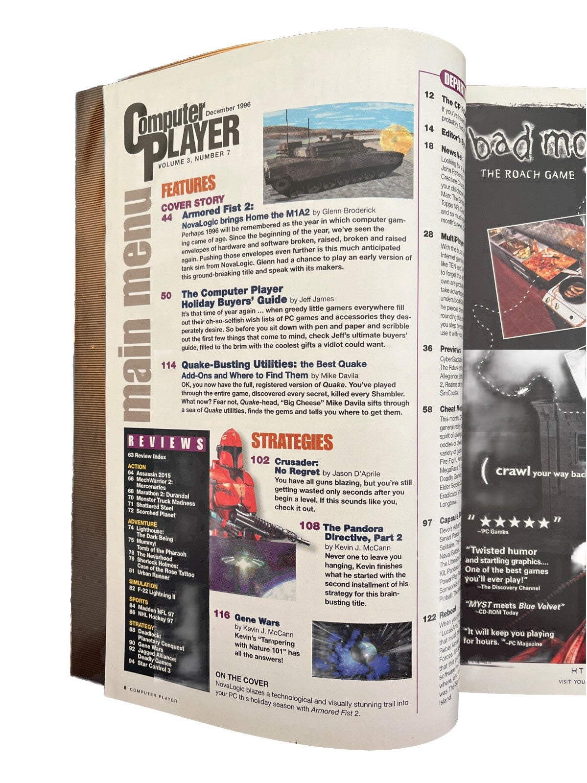 Classic Vintage Computer Player Collectable Magazine Vol.3 No.7 Armored Fist 2