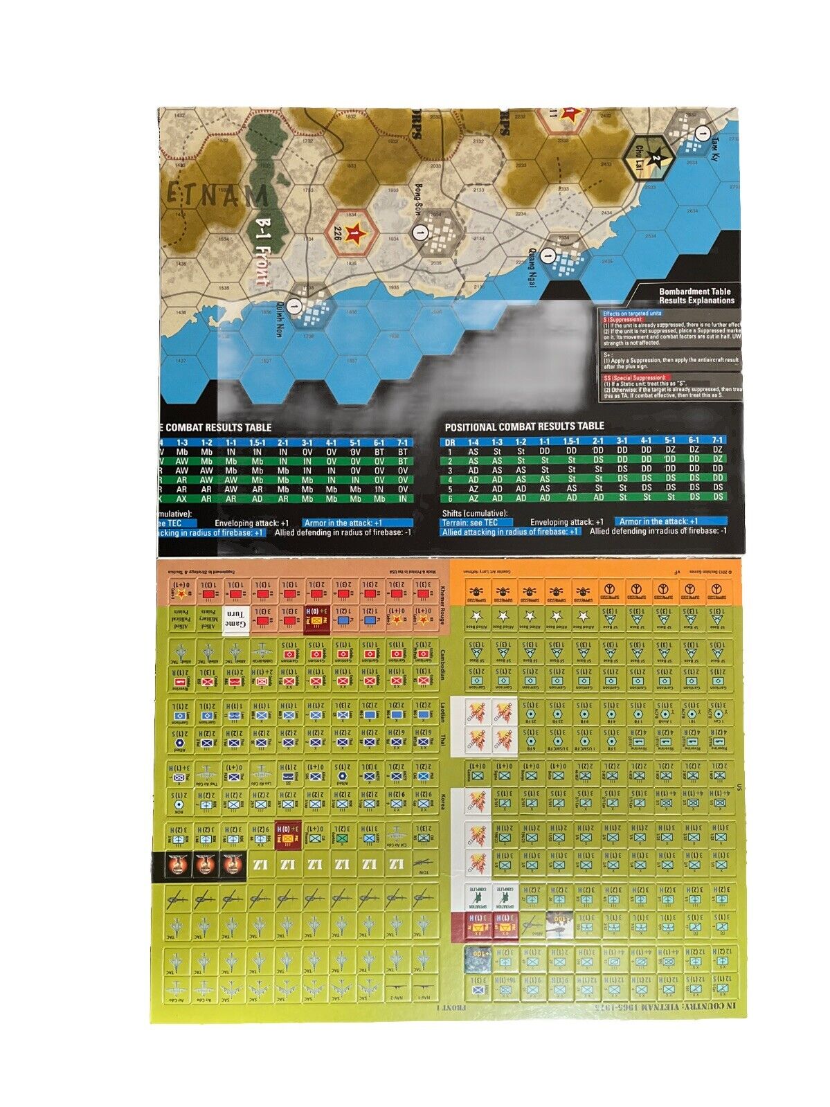 Strategy & Tactics Wargame Mag #281 N Board Game - In Country: The Vietnam War