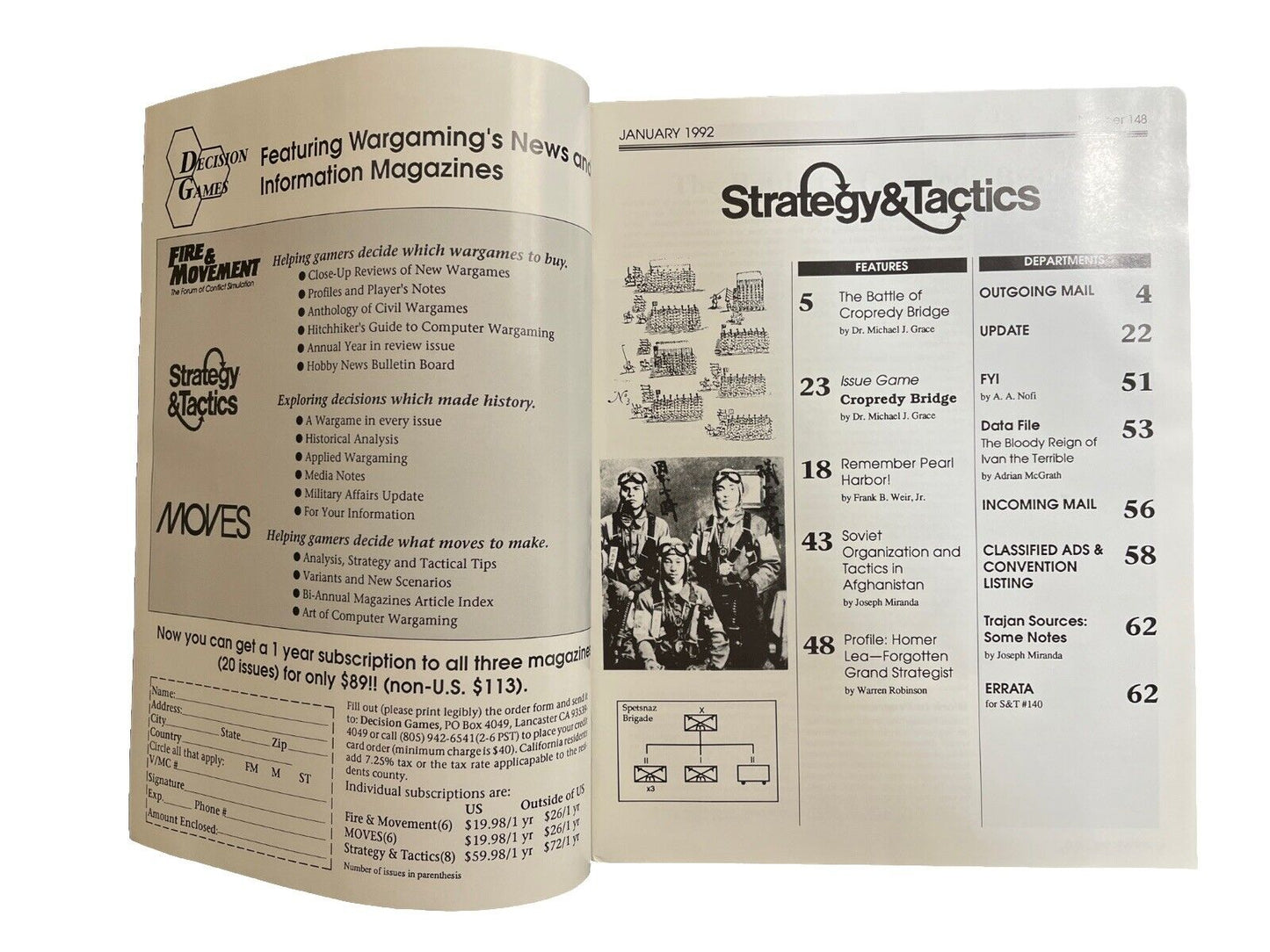 Strategy & Tactics Magazine #148 With Game-Cropredy Bridge: A Fleeting Victory