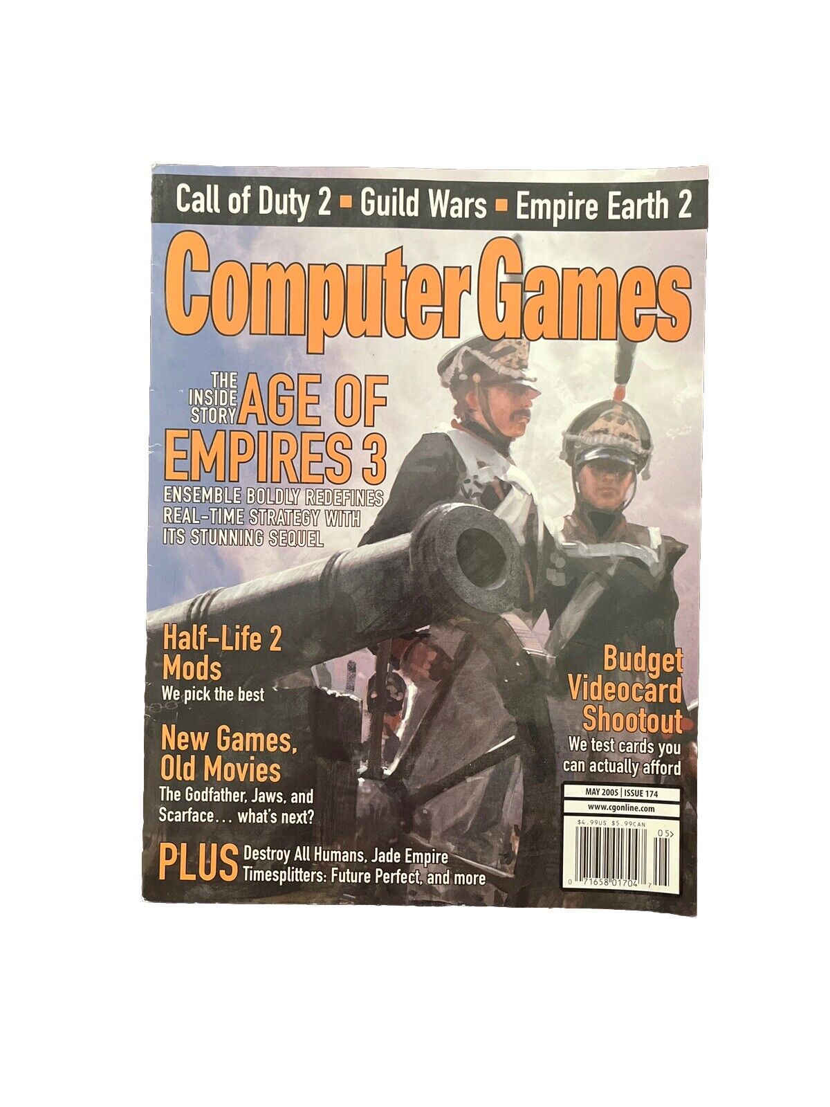 Computer Games PC Game Magazine May 2005 #174 Age Of Empires 3