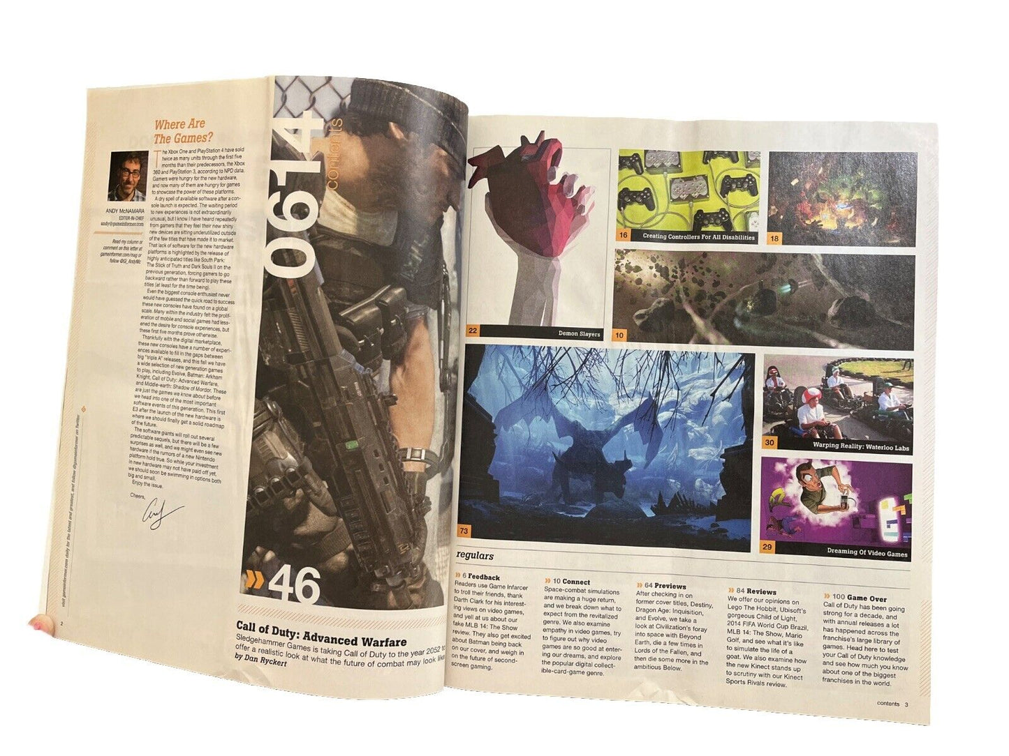 June 2014 Game Informer #254 Video Game Magazine CALL OF DUTY: ADVANCED WARFARE