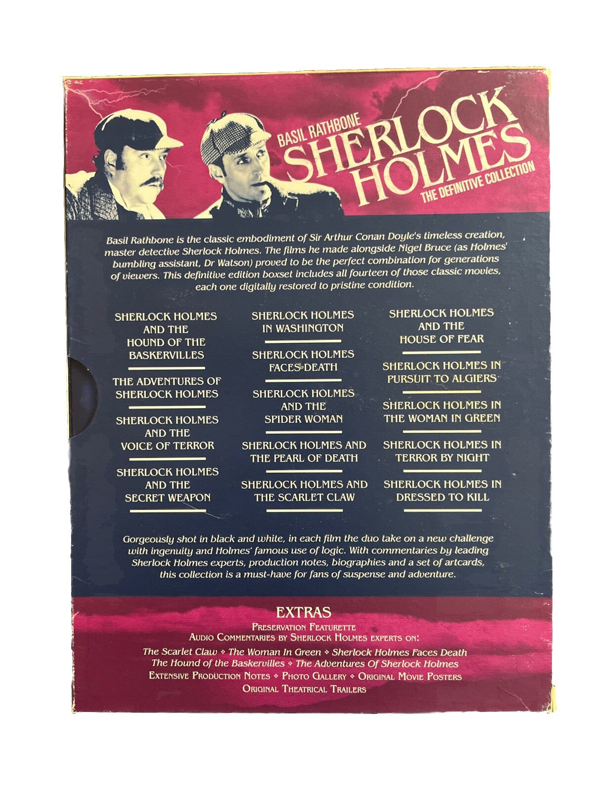 Classic Detective Series Sherlock Holmes The Definitive Collection DVD Boxset