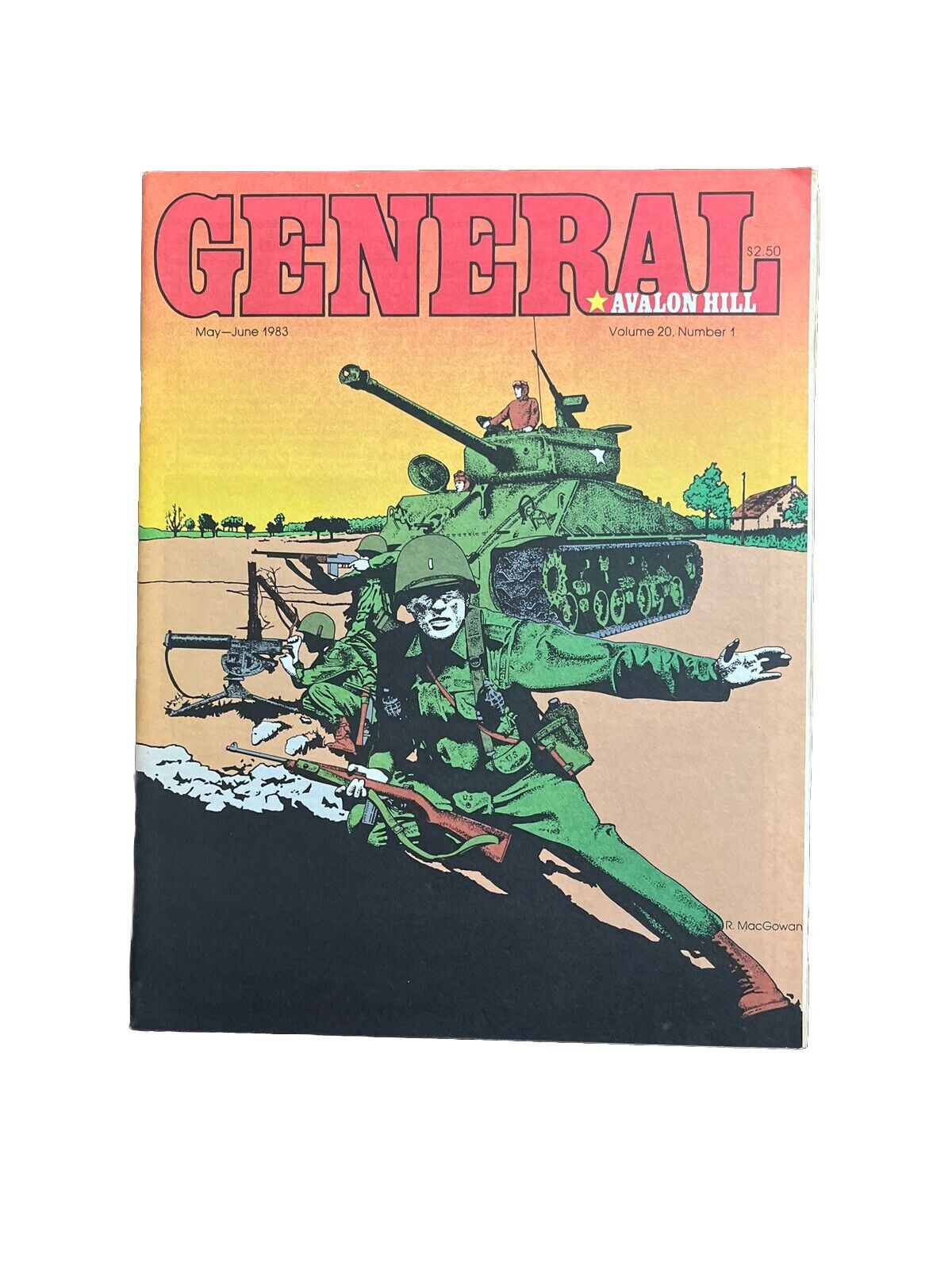 Avalon Hill General Vintage Magazine Vol.20 #1 Squad Leader - Anvil of Victor