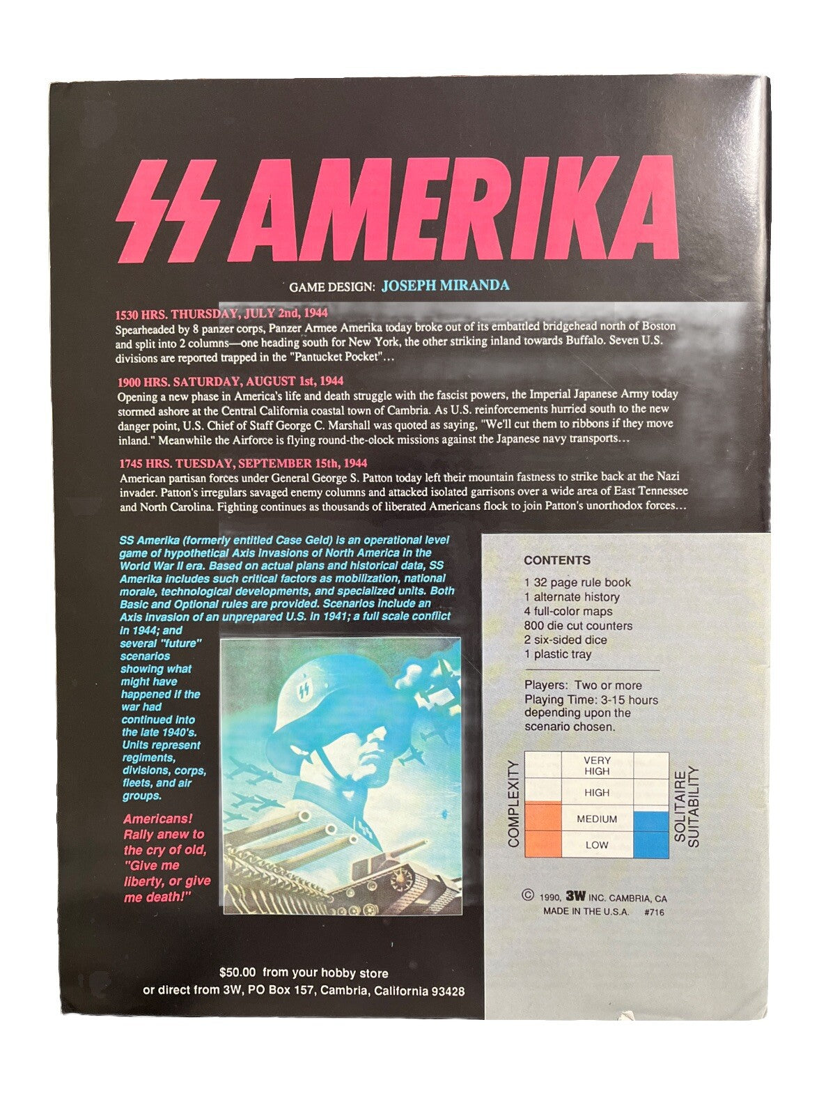 Strategy & Tactics Historical Combat Wargame Magazine #137 1990 MEN AT ARMS