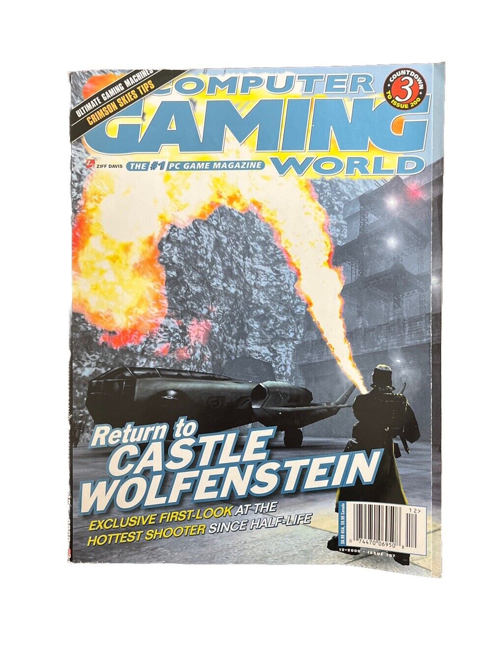 Computer Gaming World Strategy Magazine #197 2000 Return To Castle Wolfenstein