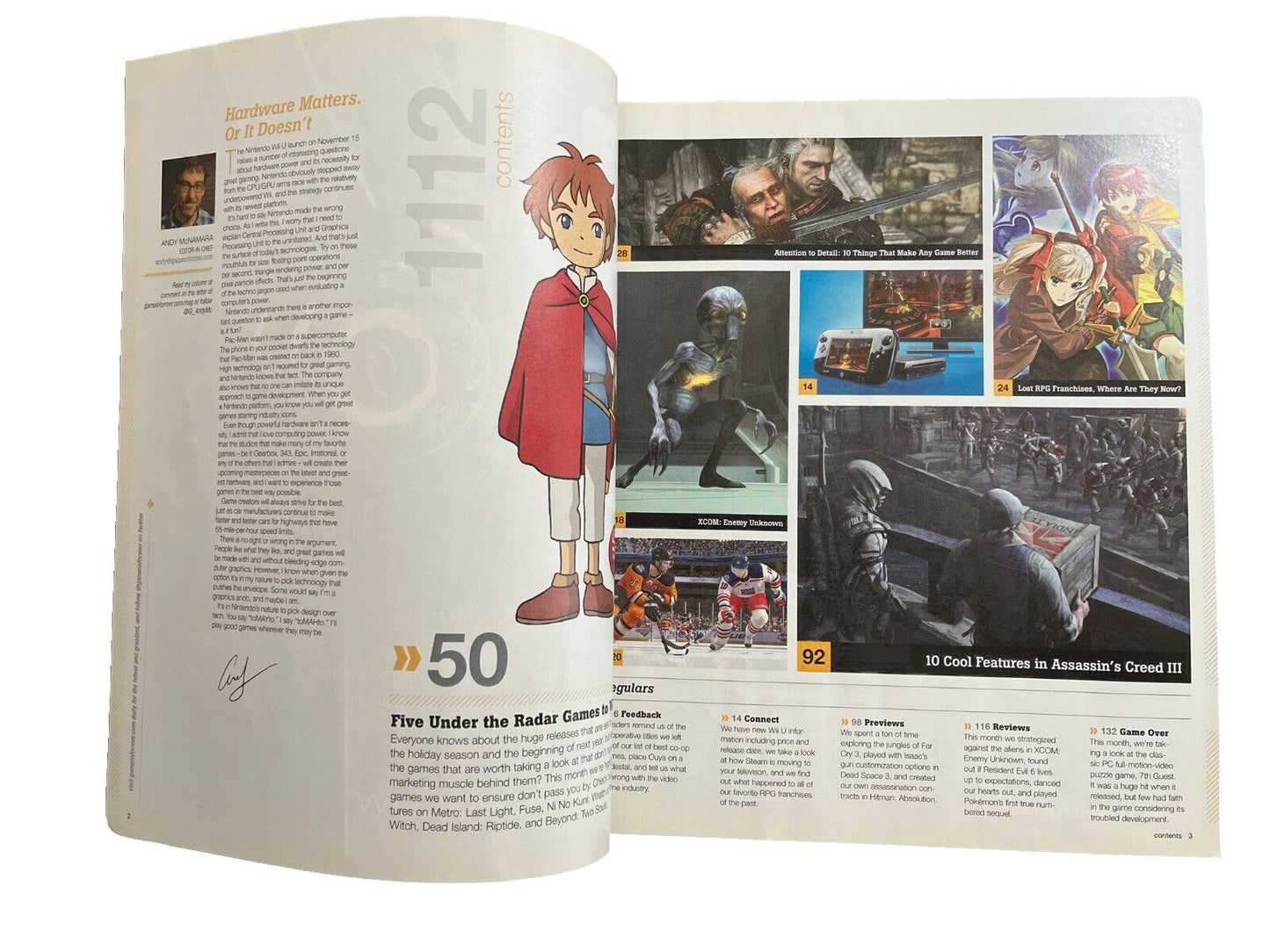 November 2012 Game Informer #235 Vintage Video Game Magazine Metro: Last Light