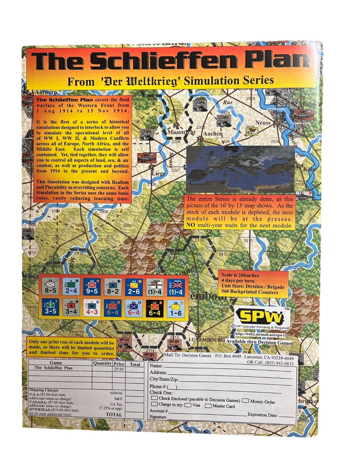 Strategy & Tactics tabletop Wargame Magazine #187 Risorgimento War In Italy 1848