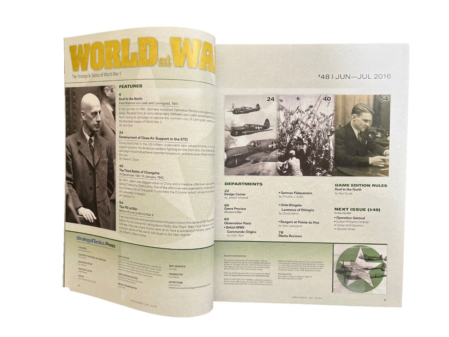 World At War Magazine #48 With Historical Game -Duel in the North Leningrad 1941