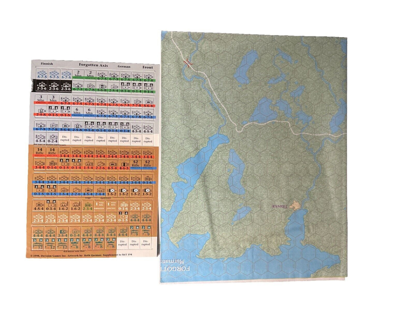 Strategy & Tactics Wargame Magazine #194 German Attack On Murmansk 1941