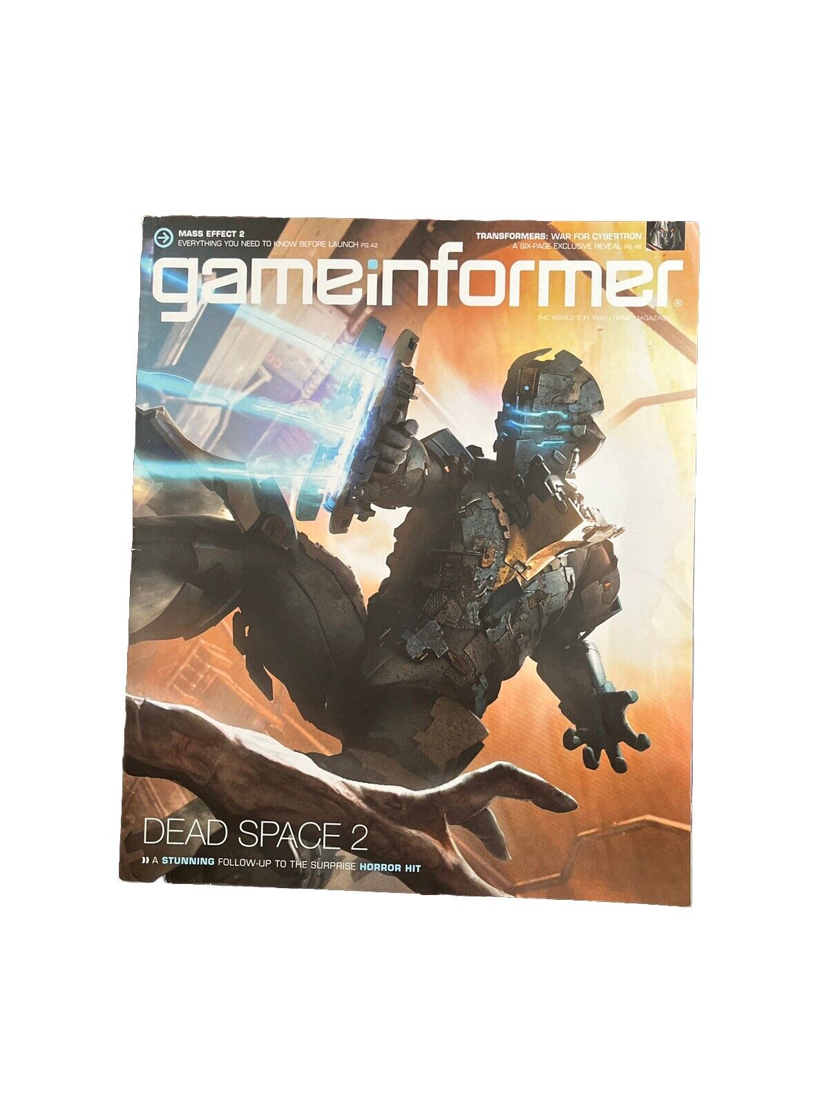 January 2010 Game Informer Collectable Video Game Magazine #201 - DEAD SPACE 2