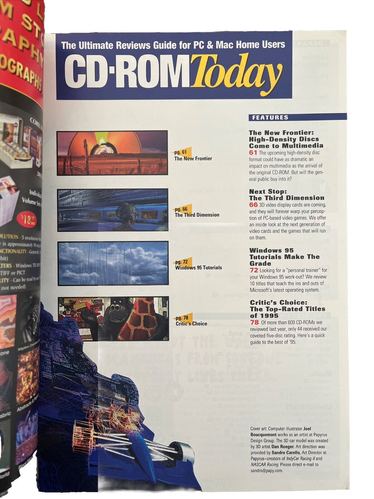 CD-ROM Today Computer Game Magazine Vol.4 No.1 1996 What’s On The Horizon?