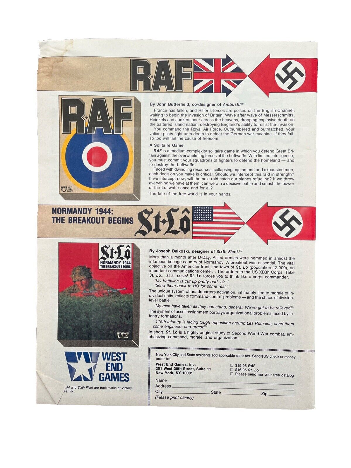 Strategy & Tactics Wargame Magazine #106 1986 The Battle of Pleasant Hill Game