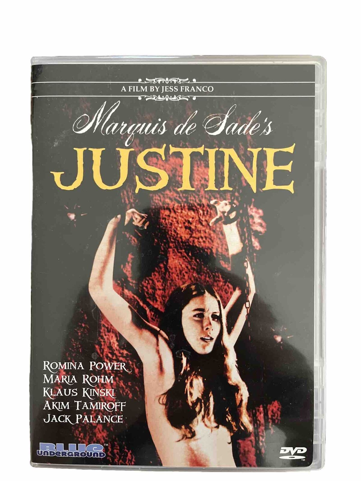 MARQUIS DE SADE'S JUSTINE EROTIC HORROR DVD '69 BLUE UNDERGROUND JESS FRANCO